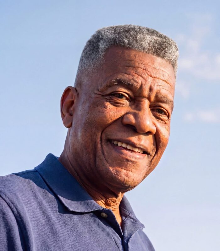 Smiling African-American man